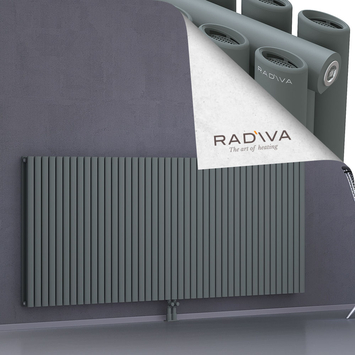 Tano Radiateur En Aluminium 1000x2486 Anthracite Bas Milieu 50mm