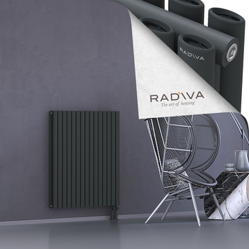 Tano Radiateur En Aluminium 1000x862 Anthracite Foncé Bas à droite 50mm