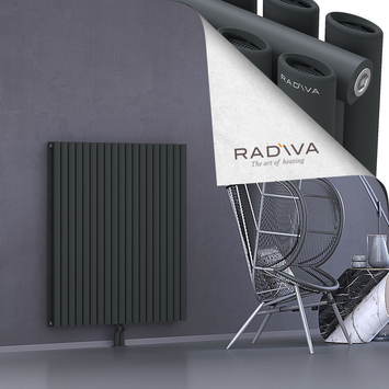 Tano Radiateur En Aluminium 1200x1094 Anthracite Foncé Bas Milieu 50mm