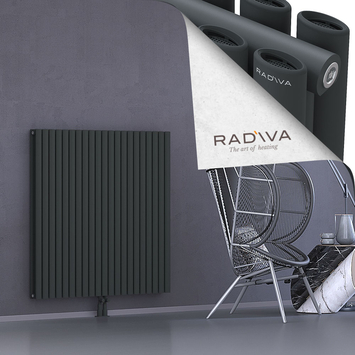 Tano Radiateur En Aluminium 1200x1210 Anthracite Foncé Bas Milieu 50mm