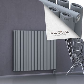 Tano Radiateur En Aluminium 1200x1616 Gris Bas à droite 50mm