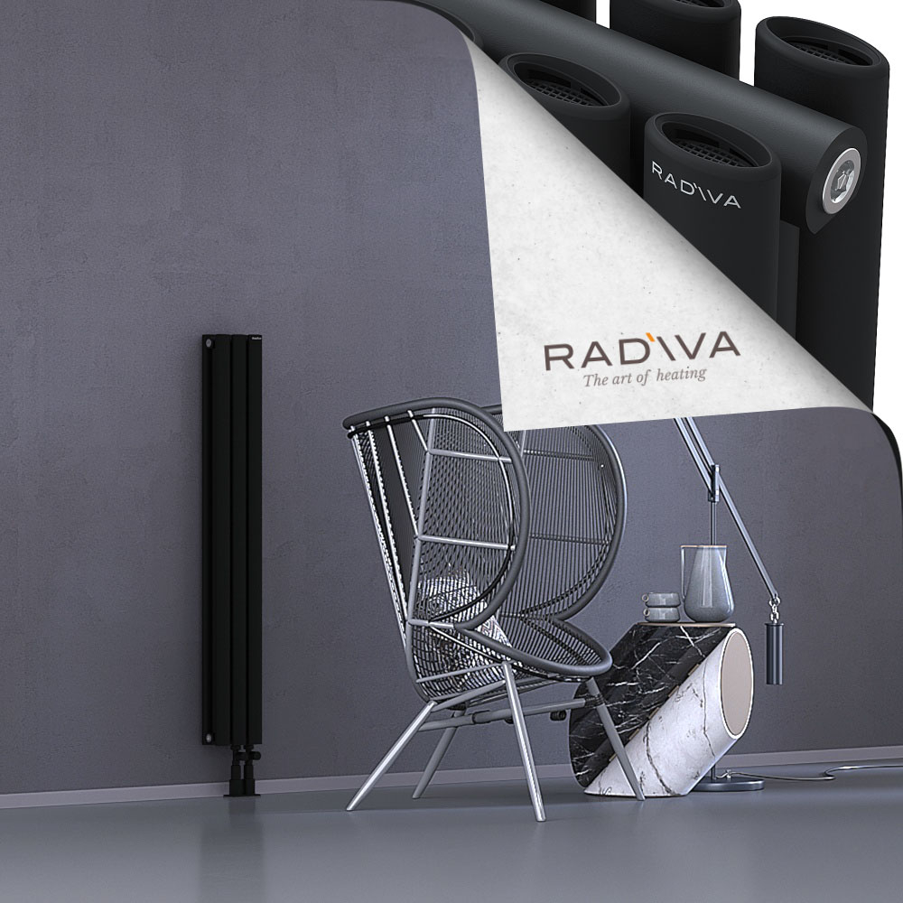 Tano Radiateur En Aluminium 1200x166 Noir - 3