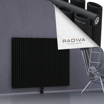 Tano Radiateur En Aluminium 1200x1732 Noir Bas Milieu 50mm