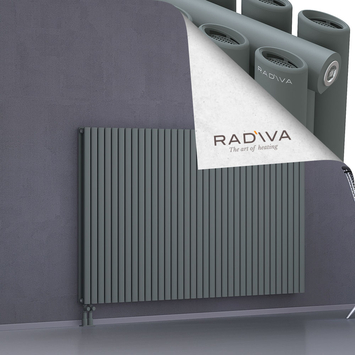 Tano Radiateur En Aluminium 1200x2022 Anthracite Bas à gauche 50mm