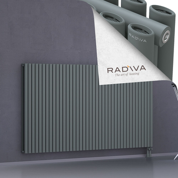 Tano Radiateur En Aluminium 1200x2312 Anthracite Bas à droite 50mm