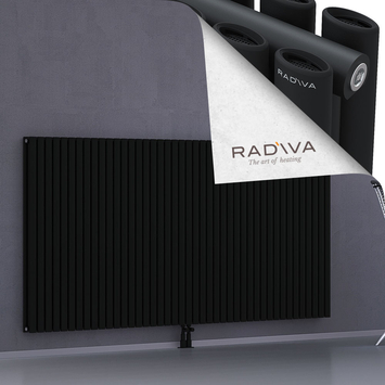 Tano Radiateur En Aluminium 1200x2486 Noir Bas Milieu 50mm