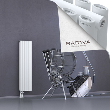 Tano Radiateur En Aluminium 1200x340 Blanc Bas à gauche 50mm