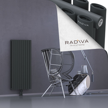 Tano Radiateur En Aluminium 1200x572 Anthracite Foncé Bas Milieu 50mm
