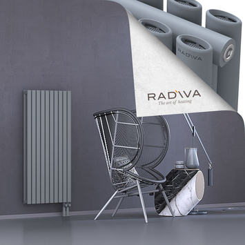 Tano Radiateur En Aluminium 1200x572 Gris Bas à droite 50mm