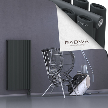 Tano Radiateur En Aluminium 1200x688 Anthracite Foncé Bas à droite 50mm
