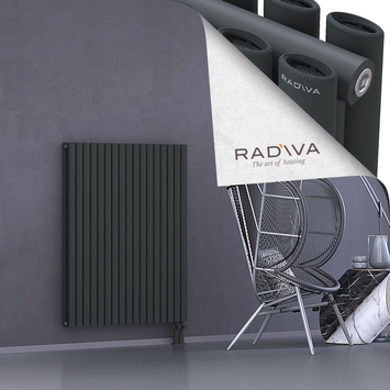 Tano Radiateur En Aluminium 1200x978 Anthracite Foncé Bas à droite 50mm