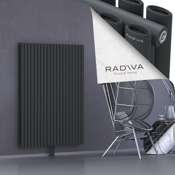 Tano Radiateur En Aluminium 1500x1152 Anthracite Foncé Bas Milieu 50mm