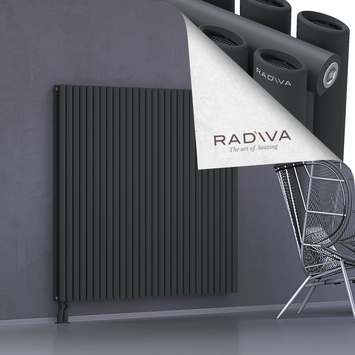 Tano Radiateur En Aluminium 1500x1616 Anthracite Foncé Bas à gauche 50mm
