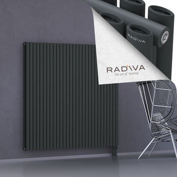 Tano Radiateur En Aluminium 1500x1674 Anthracite Foncé Bas à droite 50mm