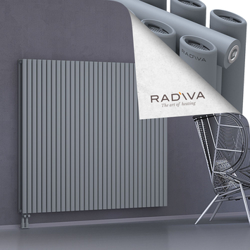 Tano Radiateur En Aluminium 1500x1848 Gris Bas à gauche 50mm