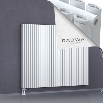 Tano Radiateur En Aluminium 1500x2080 Blanc Bas à gauche 50mm