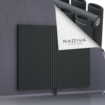 Tano Radiateur En Aluminium 1500x2196 Anthracite Foncé Bas Milieu 50mm