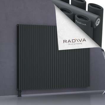 Tano Radiateur En Aluminium 1500x2196 Anthracite Foncé Bas à gauche 50mm