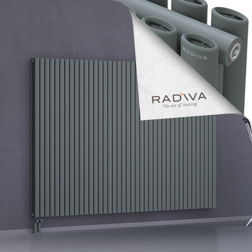 Tano Radiateur En Aluminium 1500x2312 Anthracite Bas à gauche 50mm