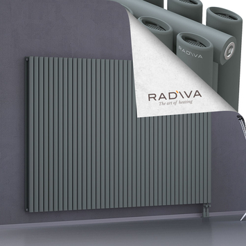 Tano Radiateur En Aluminium 1500x2370 Anthracite Bas à droite 50mm