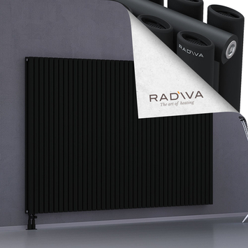 Tano Radiateur En Aluminium 1500x2370 Noir Bas à gauche 50mm