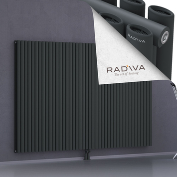 Tano Radiateur En Aluminium 1500x2428 Anthracite Foncé Bas Milieu 50mm