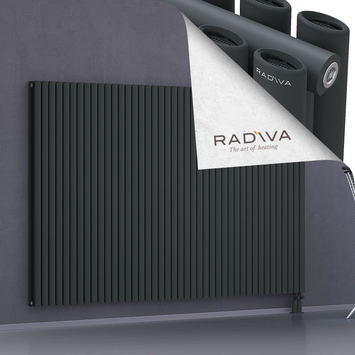Tano Radiateur En Aluminium 1500x2428 Anthracite Foncé Bas à droite 50mm