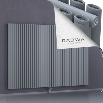 Tano Radiateur En Aluminium 1500x2486 Gris Bas Milieu 50mm
