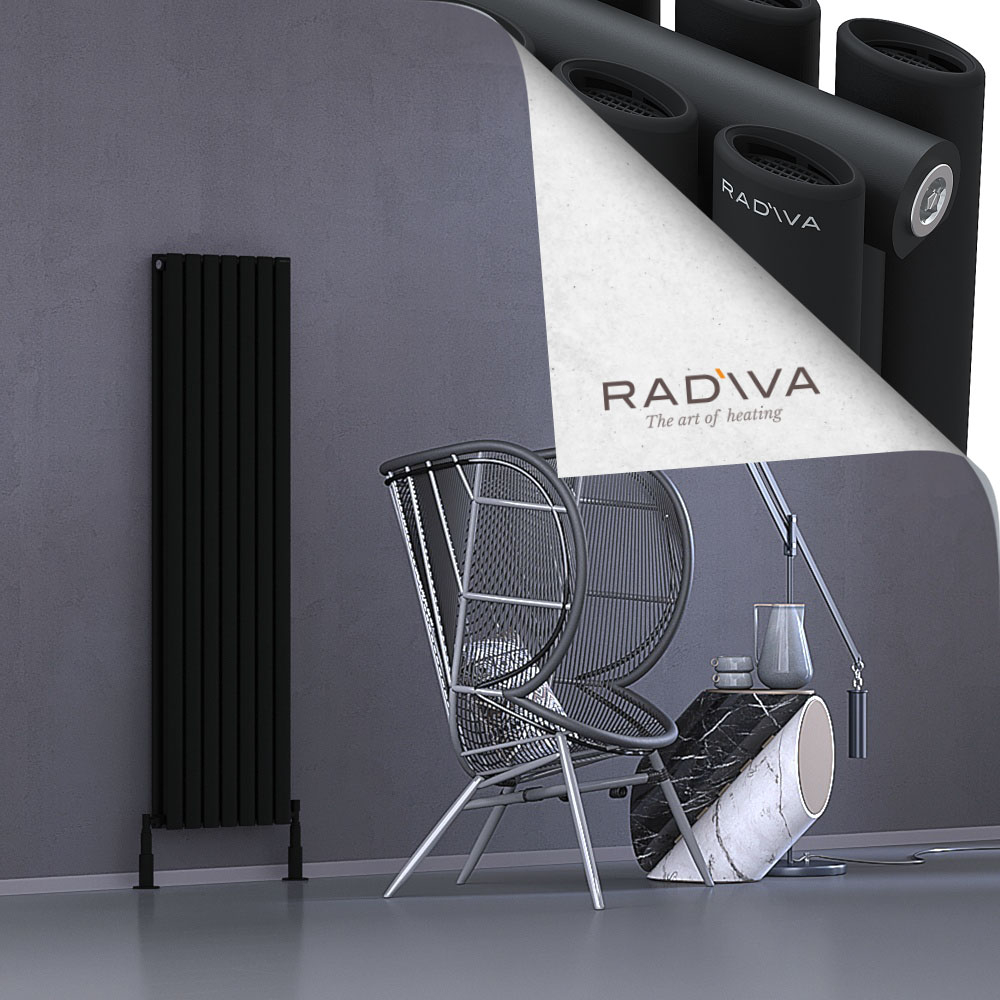 Tano Radiateur En Aluminium 1500x398 Noir - 1