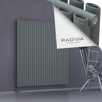 Tano Radiateur En Aluminium 1600x1616 Anthracite Bas à gauche 50mm