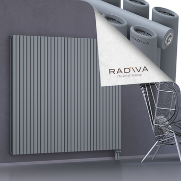 Tano Radiateur En Aluminium 1600x1906 Gris Bas à droite 50mm