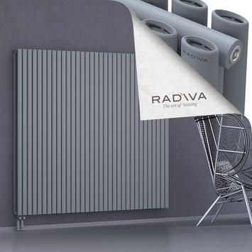 Tano Radiateur En Aluminium 1600x1906 Gris Bas à gauche 50mm