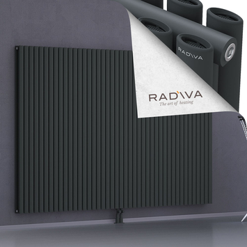 Tano Radiateur En Aluminium 1600x2486 Anthracite Foncé Bas Milieu 50mm