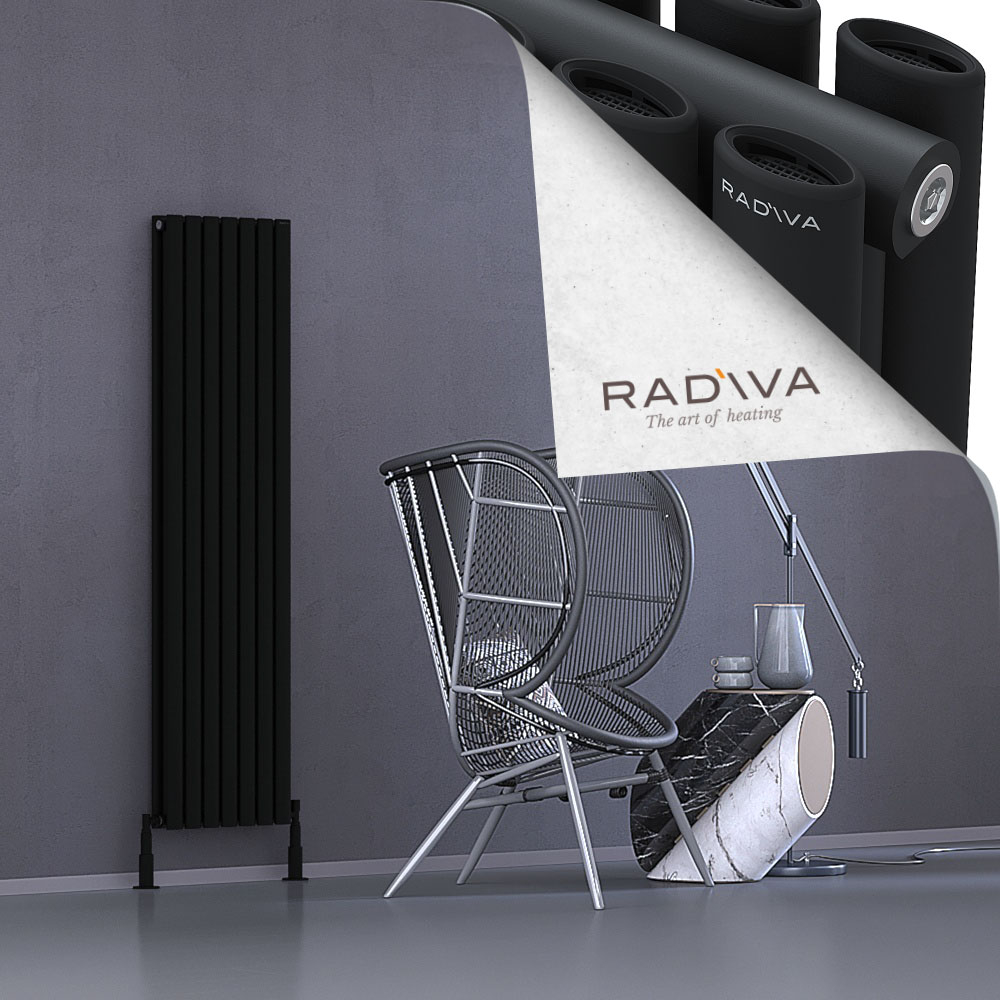 Tano Radiateur En Aluminium 1600x398 Noir - 1