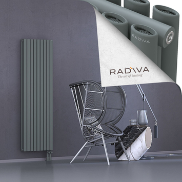 Tano Radiateur En Aluminium 1600x514 Anthracite Bas à droite 50mm