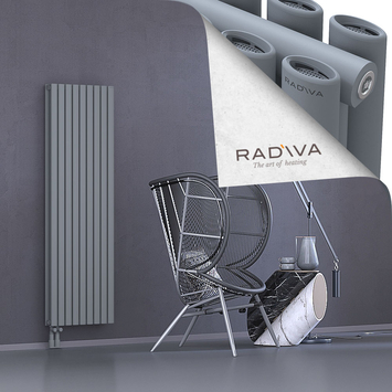 Tano Radiateur En Aluminium 1600x514 Gris Bas à gauche 50mm