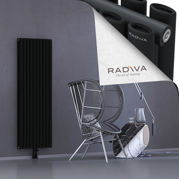 Tano Radiateur En Aluminium 1600x572 Noir Bas Milieu 50mm
