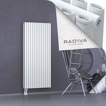 Tano Radiateur En Aluminium 1600x804 Blanc Bas à gauche 50mm