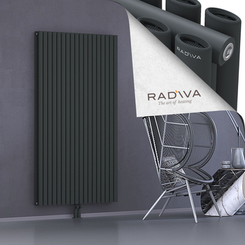 Tano Radiateur En Aluminium 1800x1036 Anthracite Foncé Bas Milieu 50mm