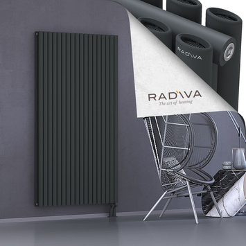 Tano Radiateur En Aluminium 1800x1036 Anthracite Foncé Bas à droite 50mm