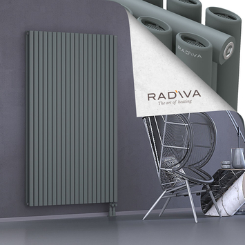 Tano Radiateur En Aluminium 1800x1152 Anthracite Bas à droite 50mm
