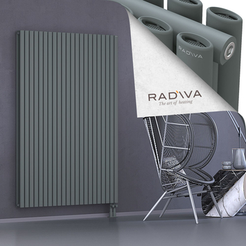 Tano Radiateur En Aluminium 1800x1268 Anthracite Bas à droite 50mm