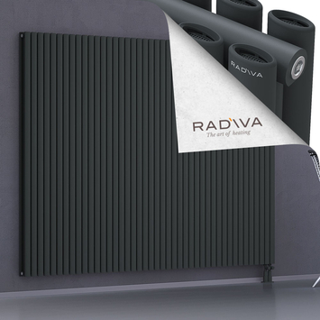 Tano Radiateur En Aluminium 1800x2486 Anthracite Foncé Bas à droite 50mm