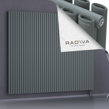 Tano Radiateur En Aluminium 1800x2486 Anthracite Bas à droite 50mm