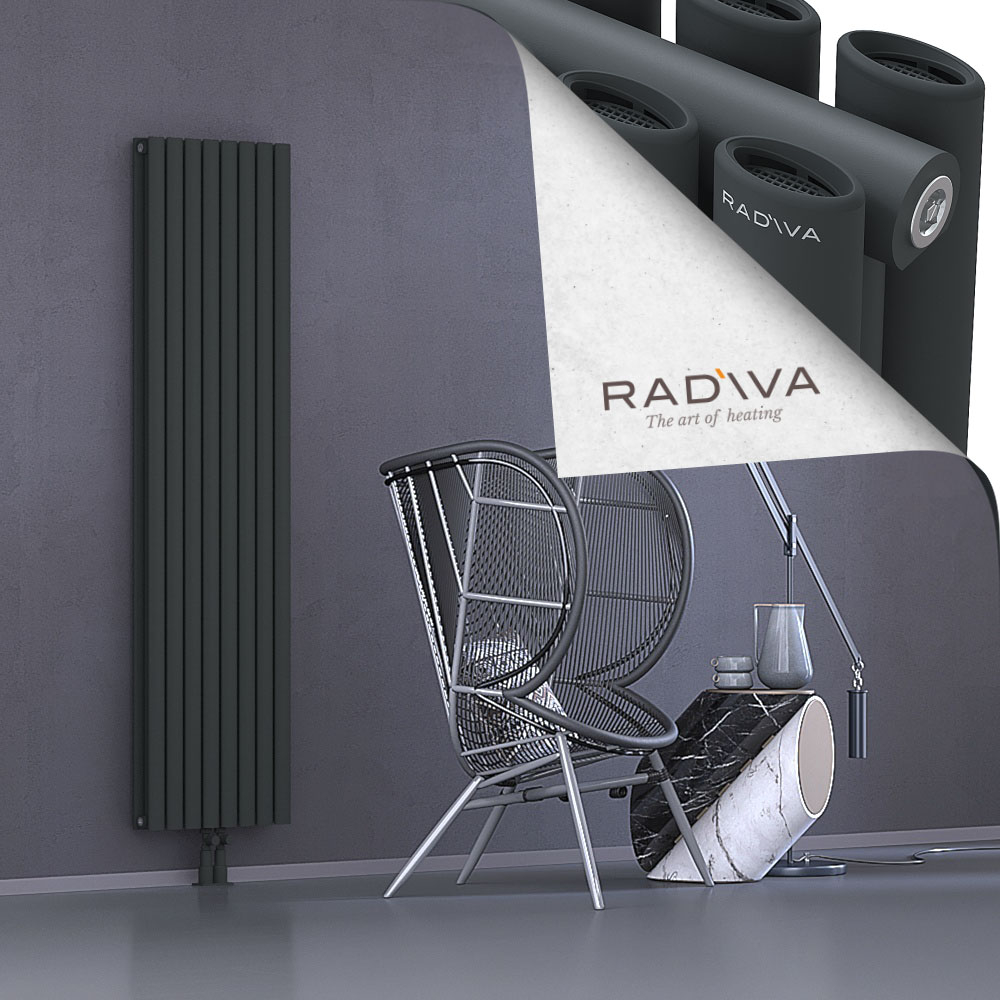 Tano Radiateur En Aluminium 1800x456 Anthracite Foncé - 2