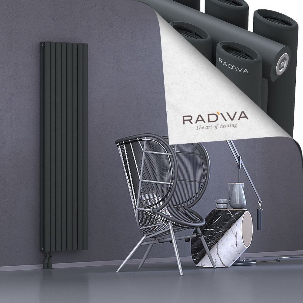 Tano Radiateur En Aluminium 1800x456 Anthracite Foncé - 4