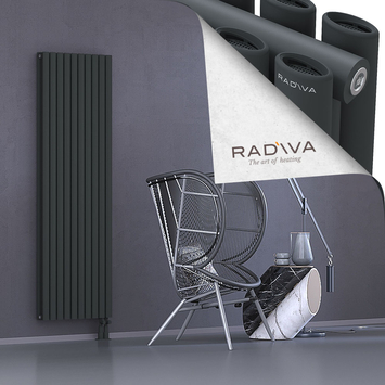 Tano Radiateur En Aluminium 1800x572 Anthracite Foncé Bas à droite 50mm