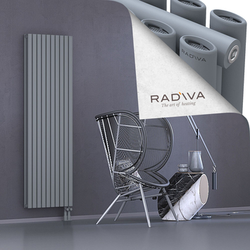 Tano Radiateur En Aluminium 1800x572 Gris Bas à droite 50mm