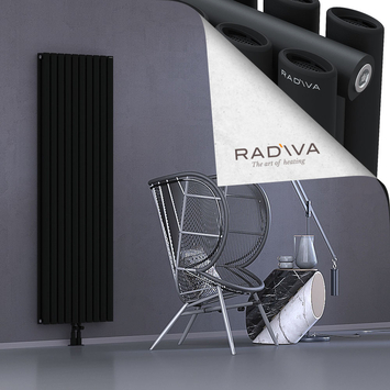 Tano Radiateur En Aluminium 1800x572 Noir Bas Milieu 50mm