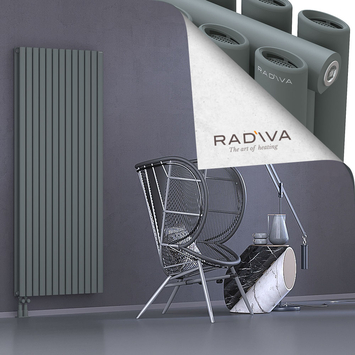 Tano Radiateur En Aluminium 1800x746 Anthracite Bas à gauche 50mm